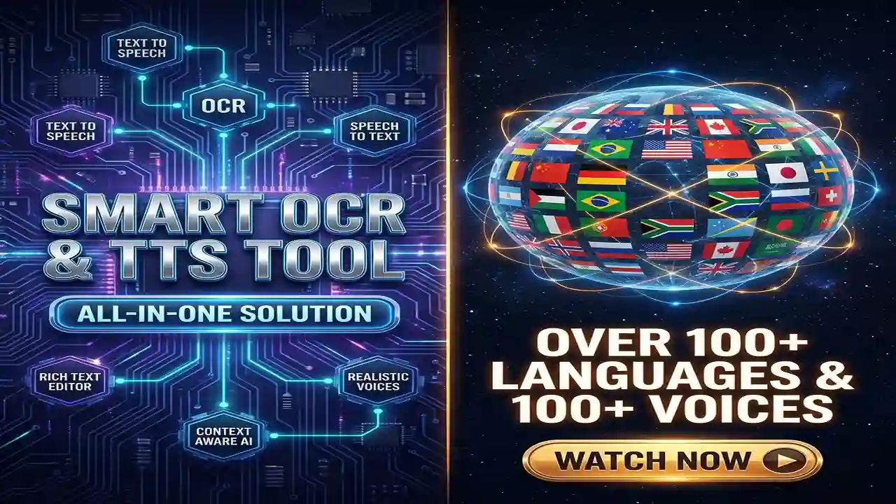 Smart OCR And TTS Tool Demo Thumbnail